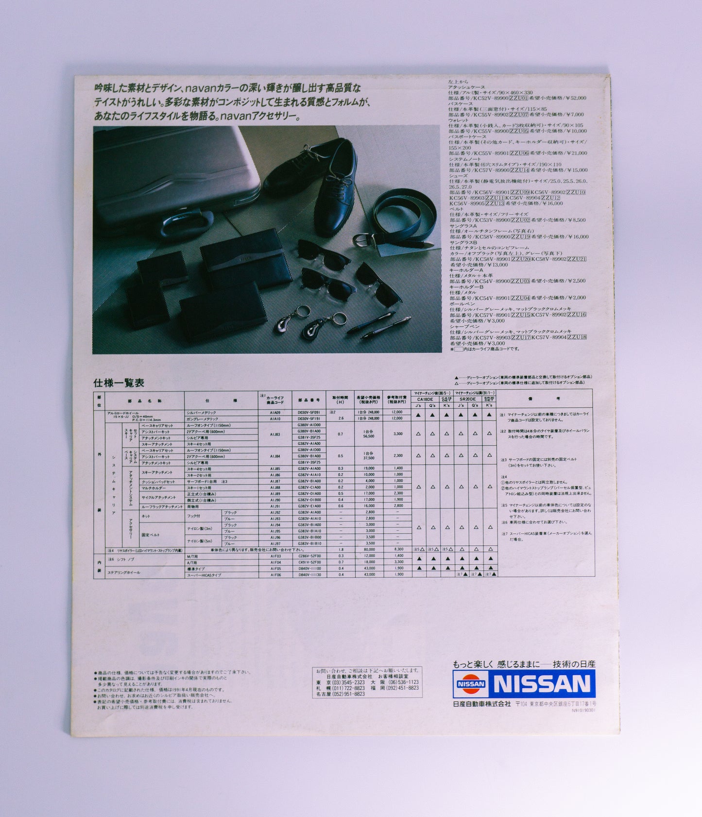 Nissan Silvia S13 NAVAN catalog