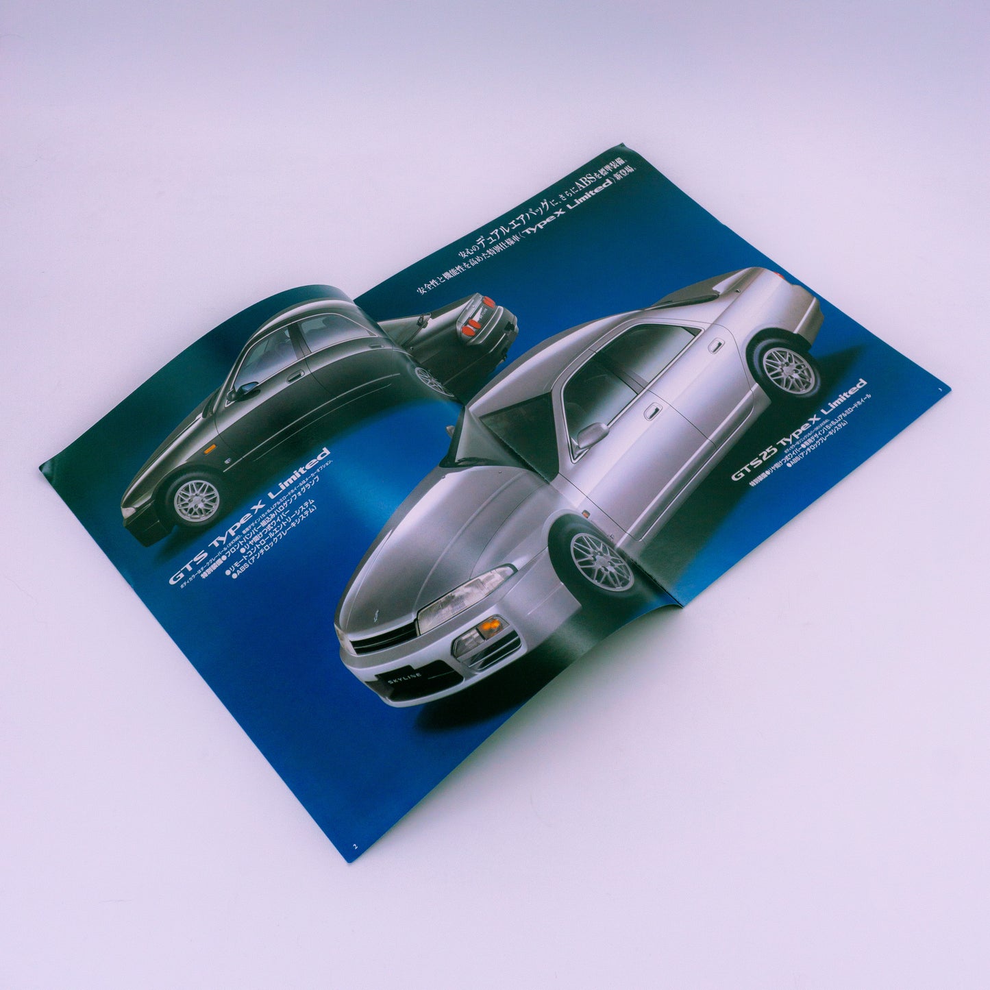 Nissan Skyline R33 4-Door Type-X Limited brochure